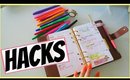 8 PLANNER HACKS YOU NEED TO TRY!!