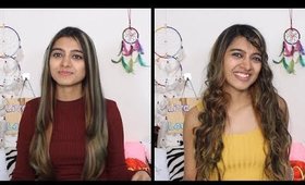 Easy Hairstyle for Beginners _ How to Use a Curler at Home | SuperWowStyle Prachi