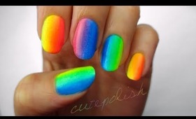 Rainbow Ombre using only 3 colors?!