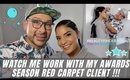 Watch me work on my Red Carpet Celebrity Awards Season Client | mathias4makeup