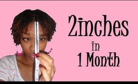 ✄Hair|2 Inches in one month? Castor Oil Challenge 1st Length Check