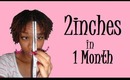 ✄Hair|2 Inches in one month? Castor Oil Challenge 1st Length Check