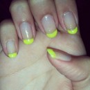 Neon french tips