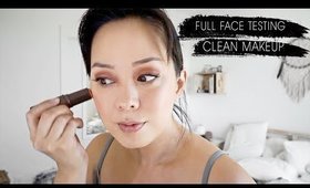 FULL FACE TESTING CLEAN MAKEUP (Burt's Bees and Josie Maran)