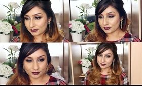 Get Ready With Me : Cat Eye & Vampy lips tutorial | Makeup With Raji