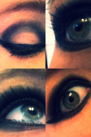 Easy scene or emo makeup. Bold but beautiful. !! :) very easy to recreate and takes
About 5 minutes or less!:)