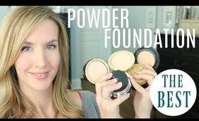 The BEST POWDER FOUNDATION for OILY SKIN | Mature Skin | My Favorites!