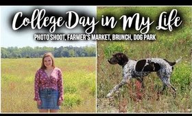 College Days In My Life: Brunch, Farmer's Market, Photoshoot, & Dog Park at Georgia Southern