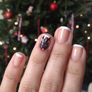 Rudolph the Red Nosed Reindeer on a French Mani