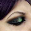 Black and Green Smokey Eye