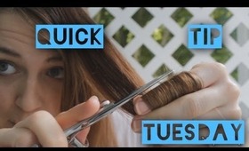 Quick Tip Tuesday: How To Trim Your Hair At Home (Hair Mending)