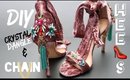 DIY | Crystal Dangle & Chain Heels | BellaGemaNails