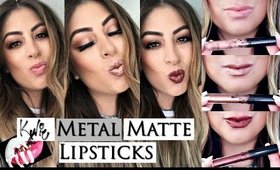 Kylie Jenner Metal Matte Lipsticks Review, Swatches, Dupes