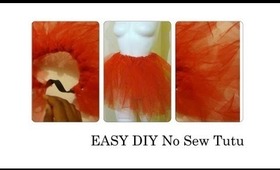 How To Make A No Sew Tutu / DIY Tutu EASY