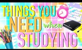 Things you NEED when Studying | Paris & Roxy