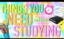 Things you NEED when Studying | Paris & Roxy