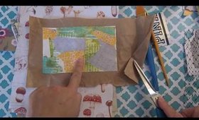 Making a “twin” mini junk journal