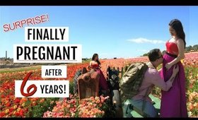 THE DAY WE FOUND OUT WE WERE PREGNANT AFTER 6 YEARS OF MARRIAGE!
