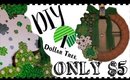 DIY DOLLAR TREE ST. PATRICK'S DAY WREATH!