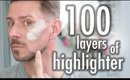 100 LAYERS OF HIGHLIGHTER!!!!
