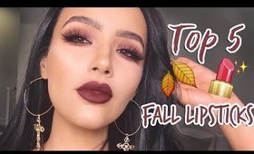 FALL LIPSTICKS YOU NEED RIGHT NOW | AMANDA ENSING