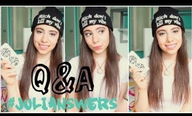 Q&A #JULIANSWERS Ep.2: Peanut Butter Face, Funniest Blooper & Boyfriend?!