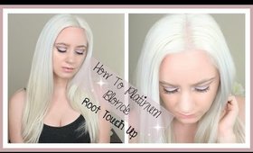 How To Platinum Blonde Root Touch Up