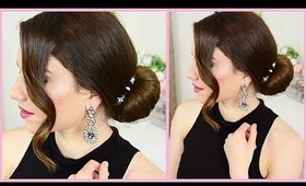 Elegant Holiday Bun Updo