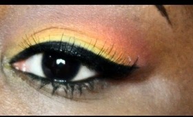 Summer Sunset Eyeshadow Tutoiral ♥