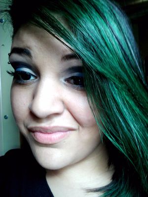 Green N Black done by Lani @ Devine Designs Salon & Spa