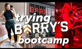 Trying Barry's Bootcamp for the FIRST TIME!