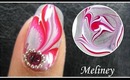 WATER MARBLE NAIL ART TUTORIAL | ENCHANTED FOREST FLOWER NAIL DESIGN MANICURE BEGINNERS EASY DIY