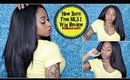 OMFG! Natural Brazilian  Kinky Straight Synthetic Lace Frontal Wig 🙊| IAMAHAIR