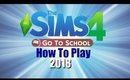 Sims 4 Go To School Gameplay Tutorial How To Use The Mod