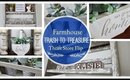 Trash to Treasure | Thrift Store Finds + Makeover