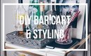 DIY Bar Cart + Styling