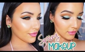 Spring Makeup Tutorial | Retro Mint & Pink