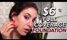 $6 FULL COVERAGE FOUNDATION!? OMG! | Jamie Paige