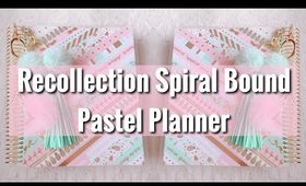 Recollection Spiral Bound Pastel Planner!