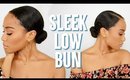 Sleek Low Bun Tutorial (Easy) 🙌🏽