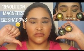 *NEW* Makeup Revolution Magnetize Eyeshadows | First Impressions | FAIL! | Lyiah xo