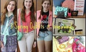 3 Spring Outfit Ideas + Giveaway!