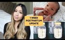 1 Week Postpartum Update: Breastfeeding, Weight Loss | HAUSOFCOLOR