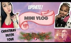 Mini Vlog | Christmas Decor Tour