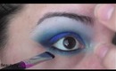 Royal Blue with Dramatic liner