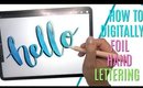 Make YOUR OWN FOILED DIGITAL STICKERS & how to add backgrounds to what your draw or letter PROCREATE