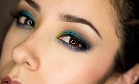 Teal Eyeshadow Tutorial ft. The Electric and Lorac Pro Palettes