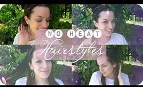 No-Heat Braided Hairstyles (for Second Day Hair) | Loveli Channel 2015