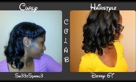 Curly Hairstyle Collab with Sw33tSparkl3