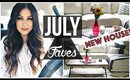 July Favorites: NEW HOUSE, Purex, Smashbox